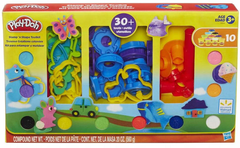 Hasbro Play Doh rinkinys su formomis ir antspaudais A9305