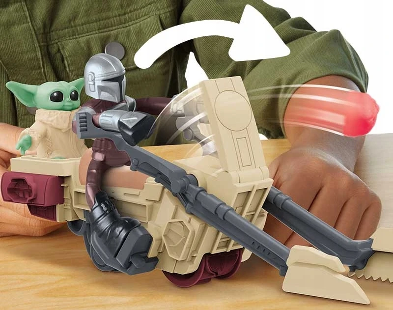 Hasbro Play-Doh STAR WARS FIGURINES ŽVAIGŽDŽIŲ KARAI MANDALORAS GROGU Yoda