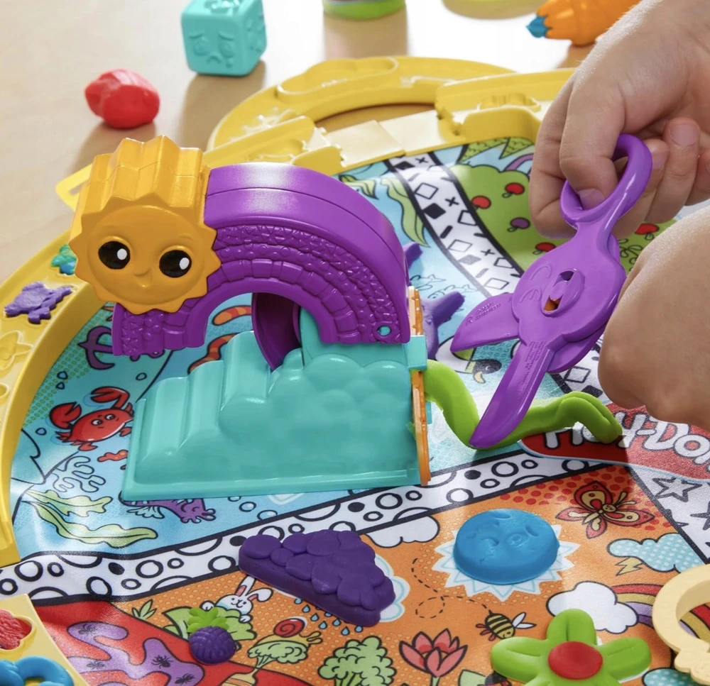 Hasbro Play-Doh Starter Set Sulankstomas nešiojamas žaidimų tešlos kilimėlis