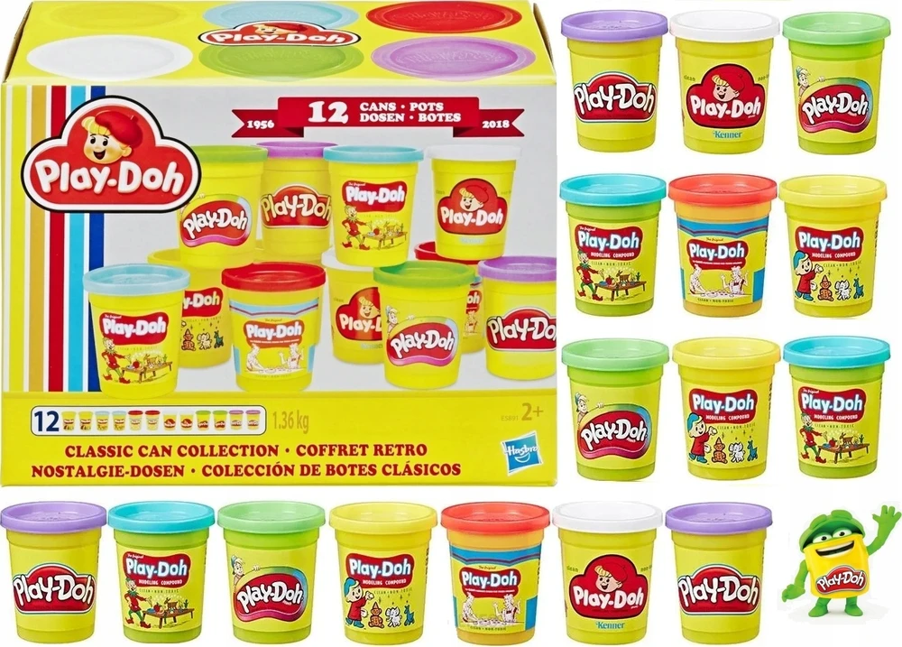 HASBRO PLAY-DOH TEŠLA 12 VAMZIŲ 1,36KG