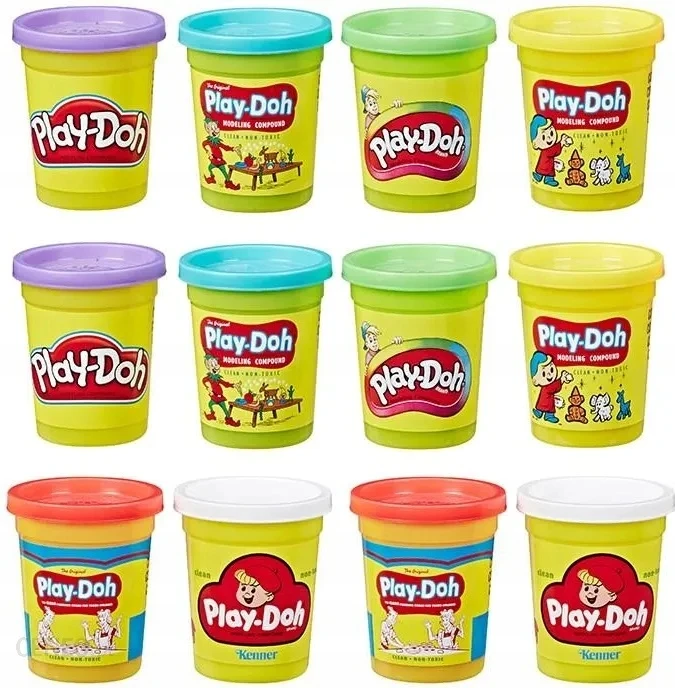 HASBRO PLAY-DOH TEŠLA 12 VAMZIŲ 1,36KG