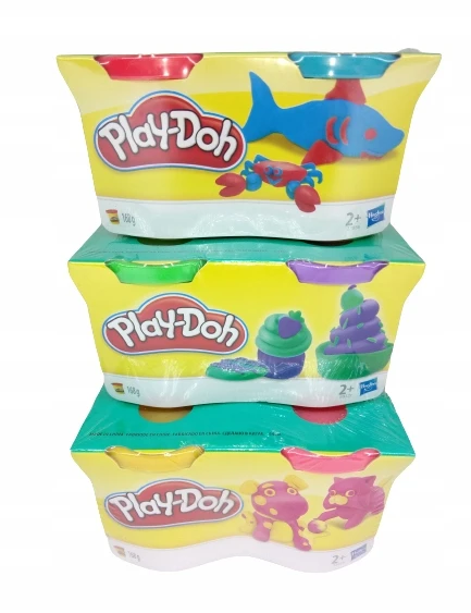 Hasbro PLAY DOH TORTAS, 168 GRAMŲ Žalias PURPLE CUBBIN DIY DOVANA, 2 VAMZDŽIAI