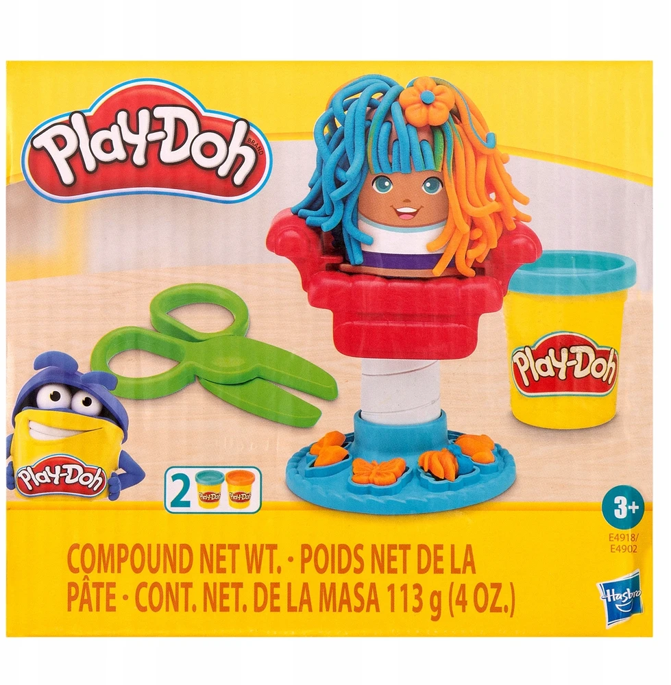 Hasbro PLAY DOH TORTAS, 168 GRAMŲ Žalias PURPLE CUBBIN DIY DOVANA, 2 VAMZDŽIAI