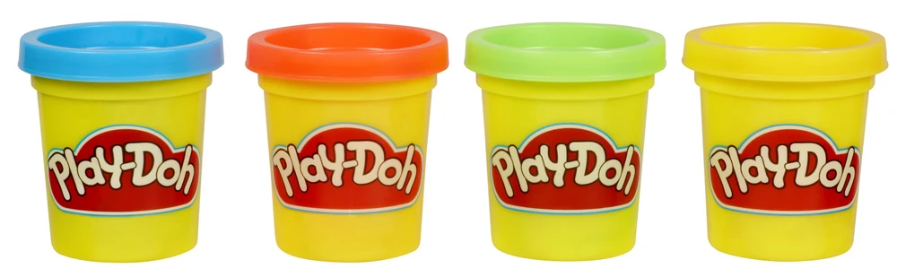 Hasbro HAS Mini plastilino rinkinys, 4 vnt.