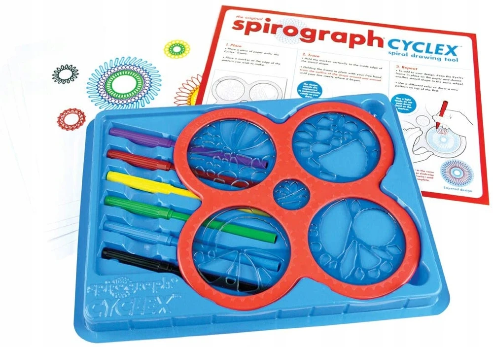 Hasbro Spirograph Spirografas – „Cyclex“ piešimo rinkinys (33002153)
