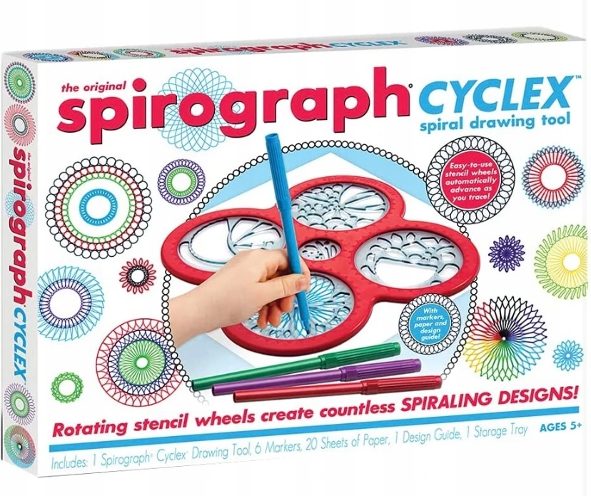Hasbro Spirograph Spirografas – „Cyclex“ piešimo rinkinys (33002153)