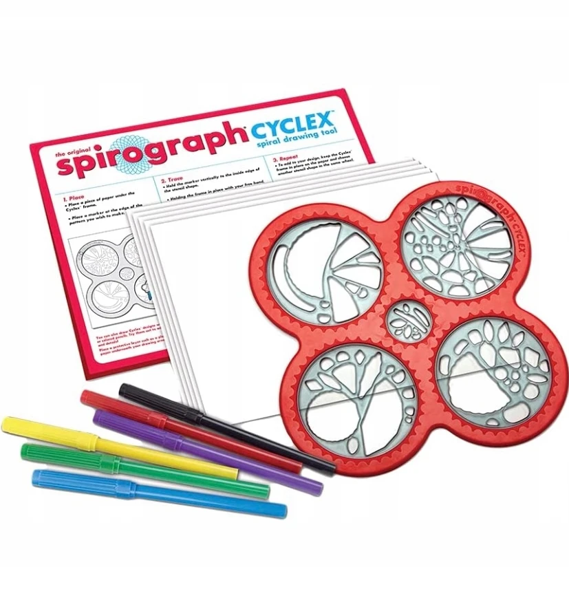 Hasbro Spirograph Spirografas – „Cyclex“ piešimo rinkinys (33002153)