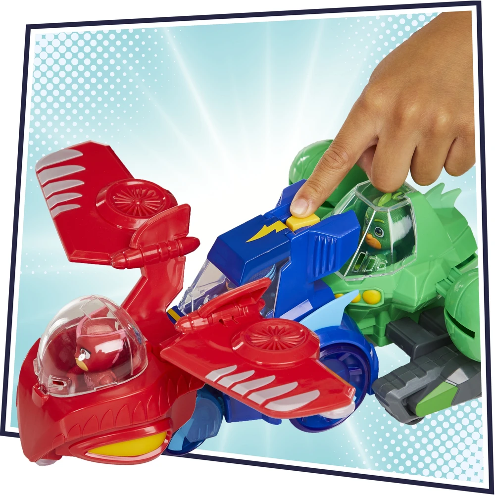 Hasbro PJ MASKS transporto priemonių rinkinys 3in1 Combiner Jet, F21195L0