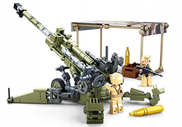 Haubicų patrankos dykumos audros blokai 258 el Sluban Army Military B0890