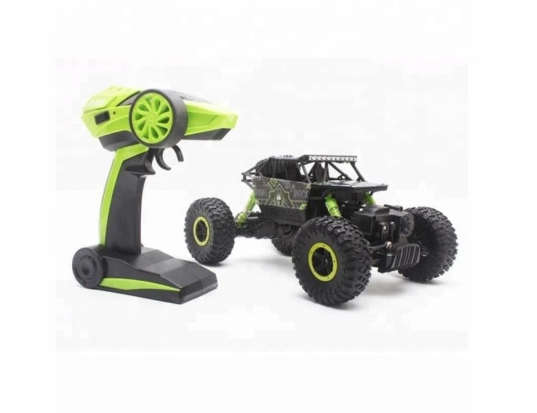 HB Radijos bangomis valdomas visureigis - džipas, Rock Crawler 2.4GHz 1:18, juoda/žalia