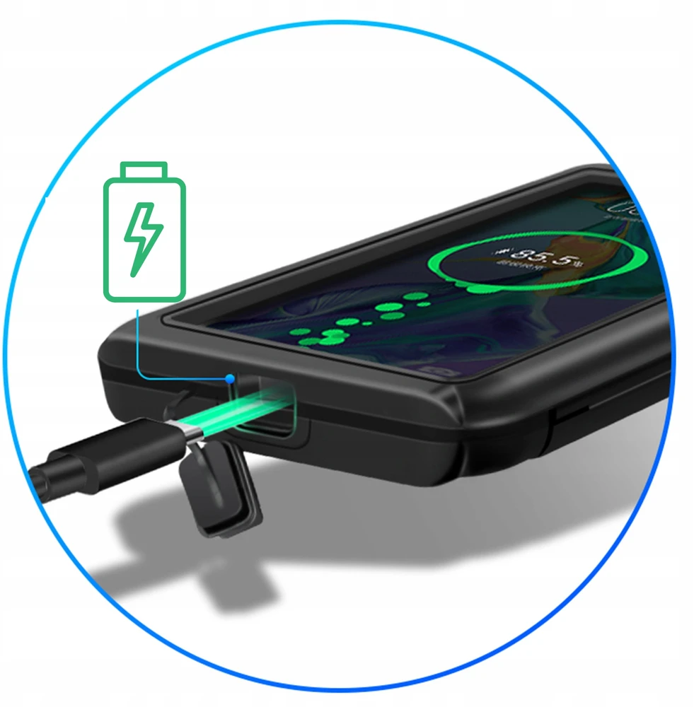HD telefono laikiklis mtb dviračiui DURABLE ESTIPRO Power Bicycle Phone