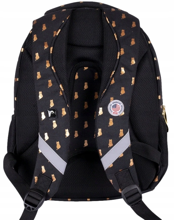 HEAD AB330 Golden Kitty ASTRA mokyklinė kuprinė - Kanceliarinės prekės ASTRA