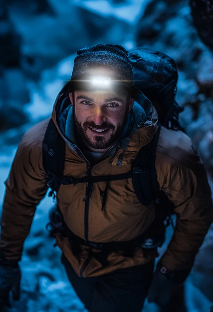 Galvos prožektorius Nitecore HA15 UH, 400 lm