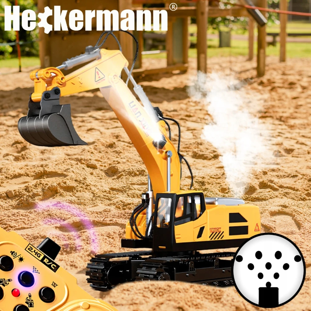 "Heckermann RC" nuotoliniu būdu valdomas ekskavatoriaus žaislas 3369