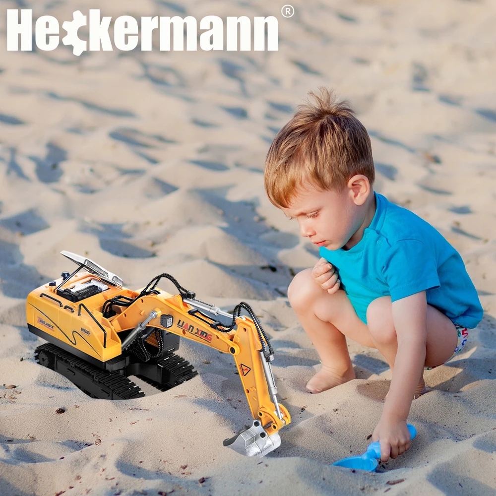 "Heckermann RC" nuotoliniu būdu valdomas ekskavatoriaus žaislas 3369