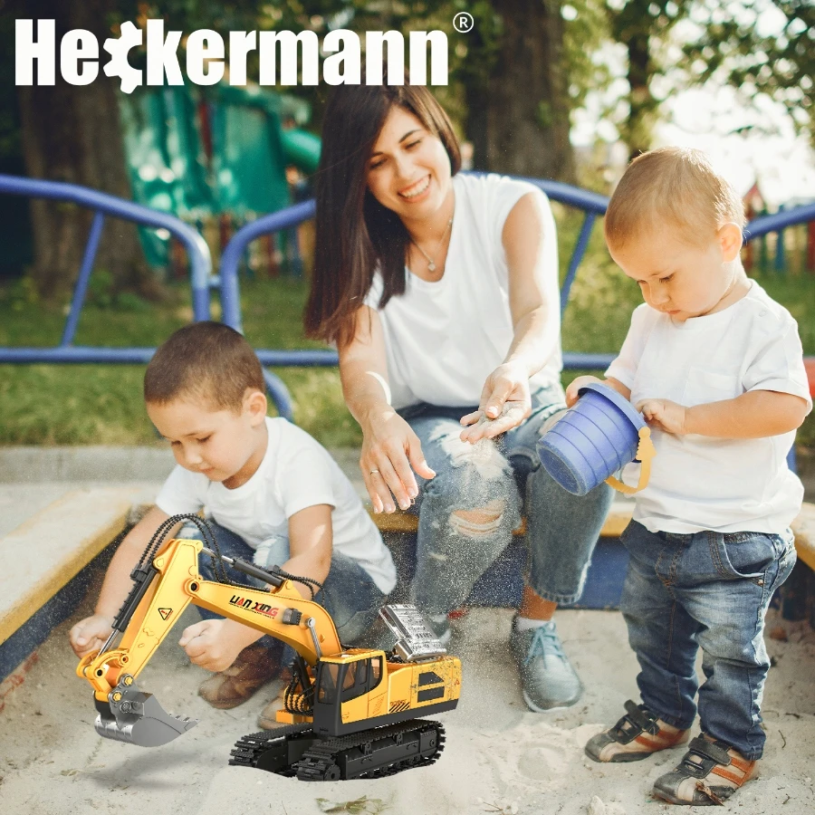 "Heckermann RC" nuotoliniu būdu valdomas ekskavatoriaus žaislas 3369
