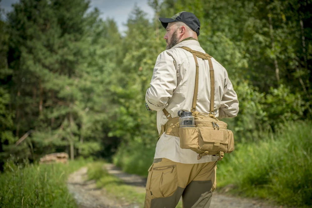 Nugaros krepšys Helikon-Tex Foxtrot Mk2 Belt Rig®, Shadow Pilkas