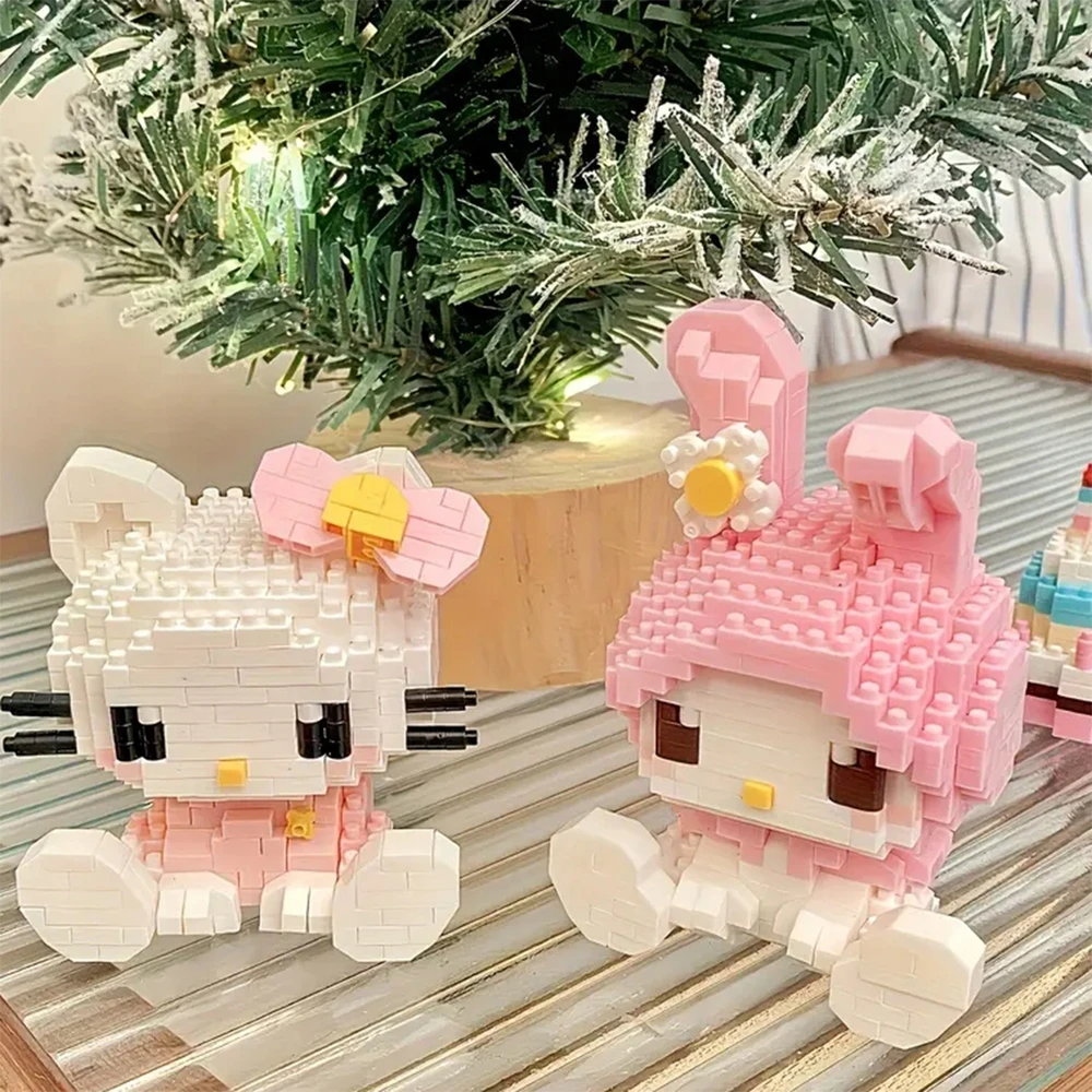 Hello Kitty statybiniai blokeliai, rinkinys 406 vnt, plastikiniai, 14 metų +