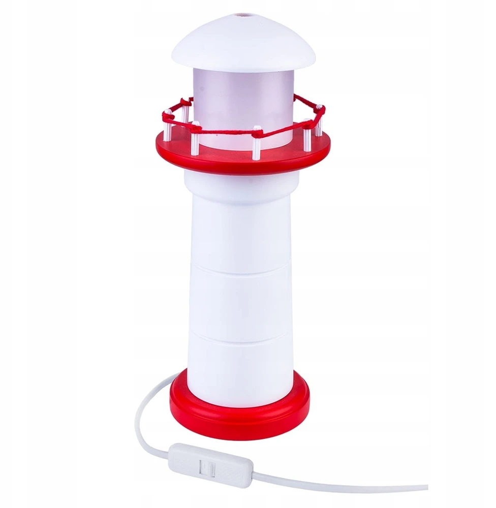 Hellux Lampa nocna Latarnia raudona