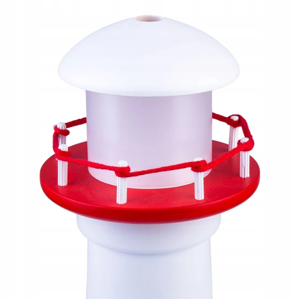 Hellux Lampa nocna Latarnia raudona