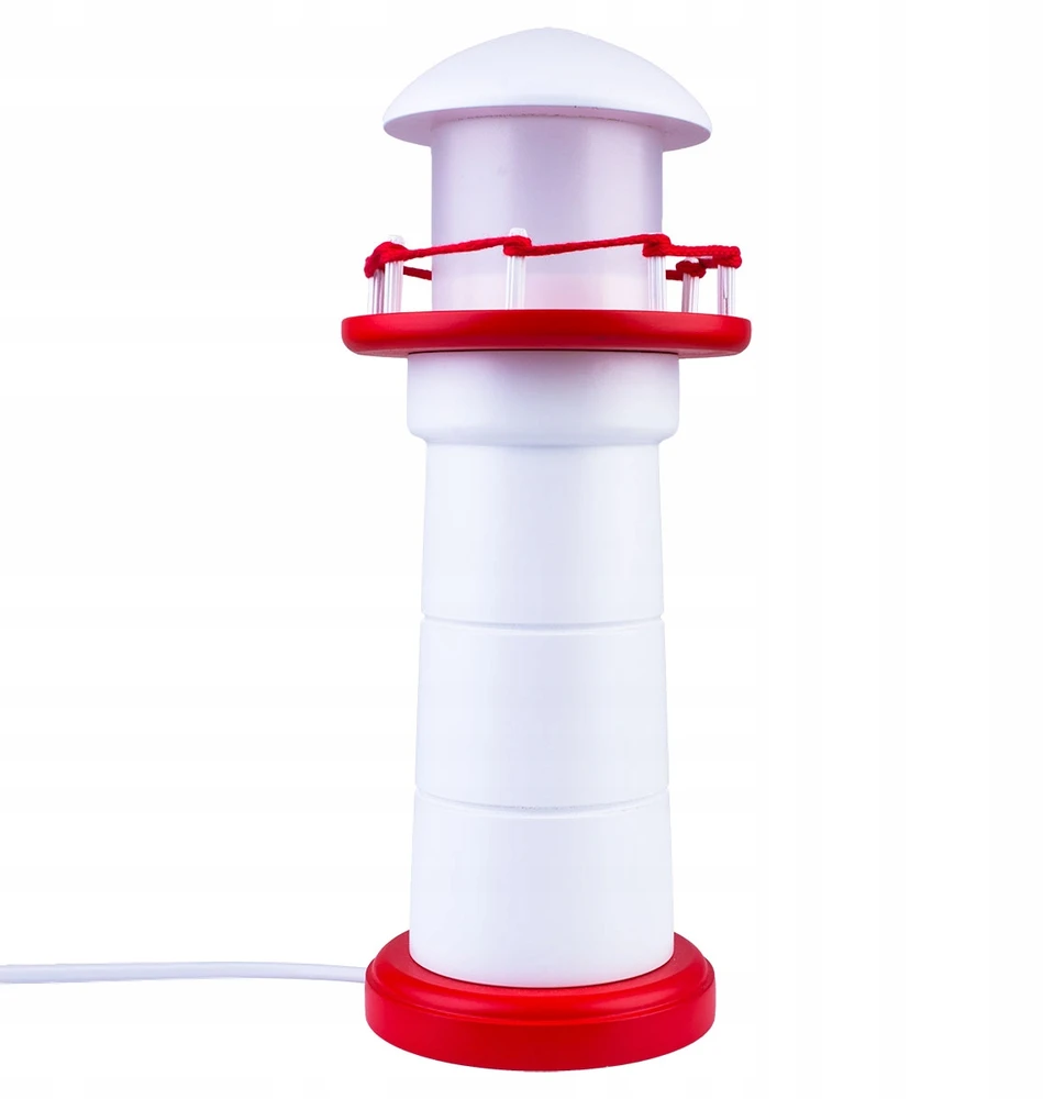 Hellux Lampa nocna Latarnia raudona