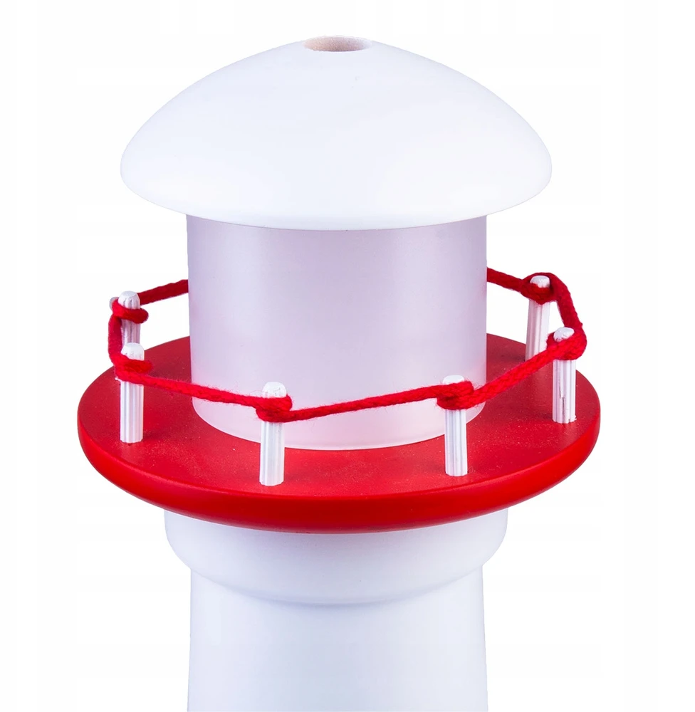 Hellux Lampa nocna Latarnia raudona