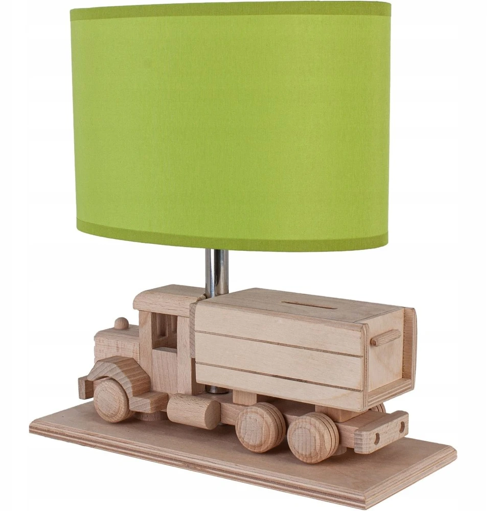 Hellux Lampa stołowa Sunkvežimis - Skarbonka - žalia