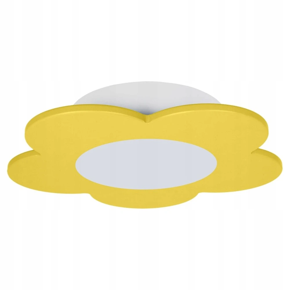 Hellux Lampa sufitowa plafon Fiore LED geltona