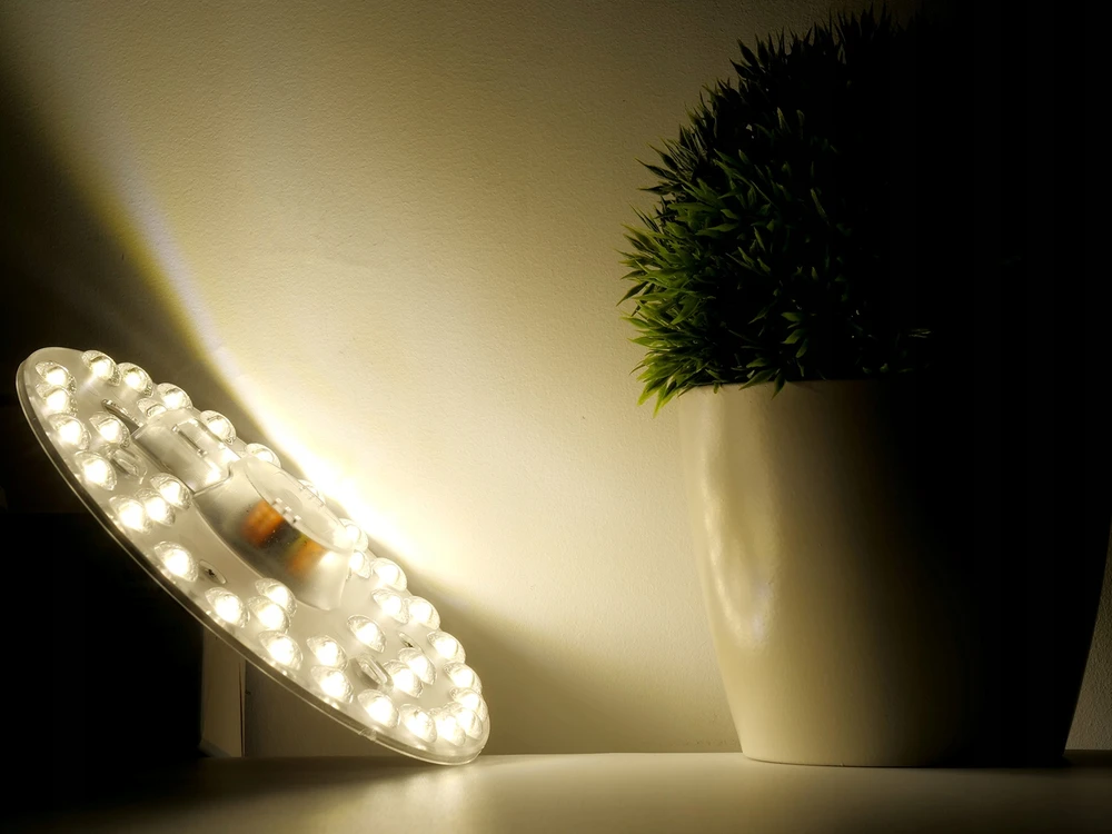 Hellux Lampa sufitowa plafon Fiore LED pomarańcz