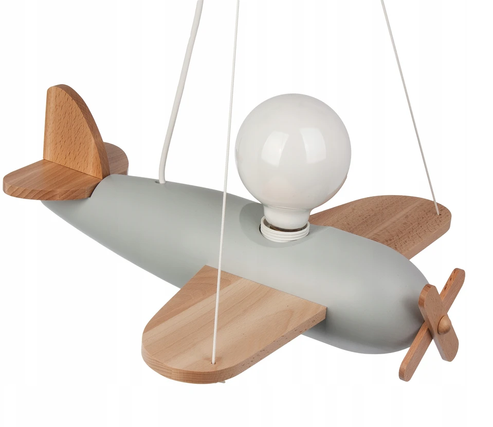 Hellux LAMPA SUFITOWA WISZĄCA ŻYRANDOL DZIECI Lėktuvas E27