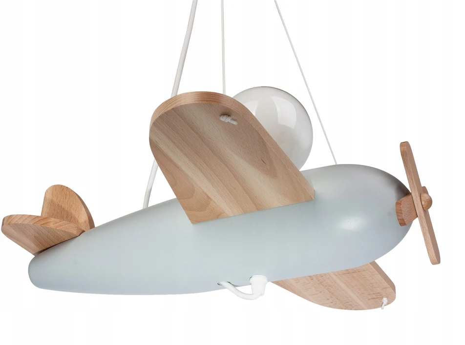 Hellux LAMPA SUFITOWA WISZĄCA ŻYRANDOL DZIECI Lėktuvas E27