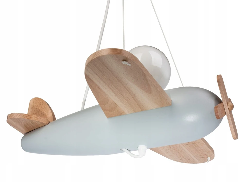 Hellux LAMPA SUFITOWA WISZĄCA ŻYRANDOL DZIECI Lėktuvas E27