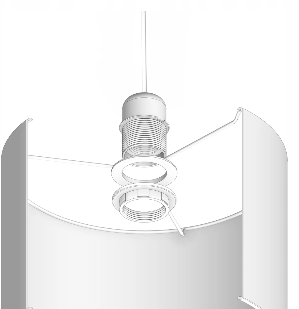 Hellux Lampa wisząca dziecięca abażur kolorowy Išpardavimas