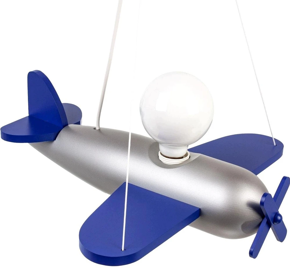 Hellux LAMPA WISZĄCA DZIECIĘCA Lėktuvas AVIARO, ŻYRANDOL, DREWNIANA, LED, E27