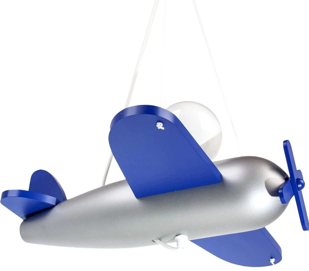 Hellux LAMPA WISZĄCA DZIECIĘCA Lėktuvas AVIARO, ŻYRANDOL, DREWNIANA, LED, E27