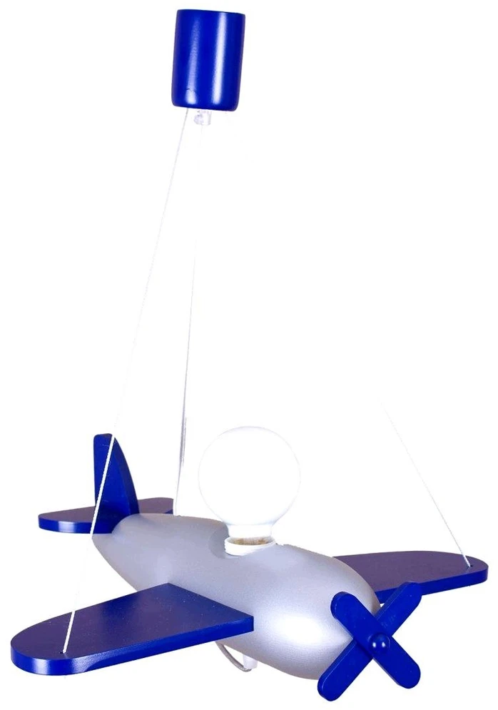 Hellux LAMPA WISZĄCA DZIECIĘCA Lėktuvas AVIARO, ŻYRANDOL, DREWNIANA, LED, E27