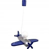 Hellux LAMPA WISZĄCA DZIECIĘCA Lėktuvas AVIARO, ŻYRANDOL, DREWNIANA, LED, E27