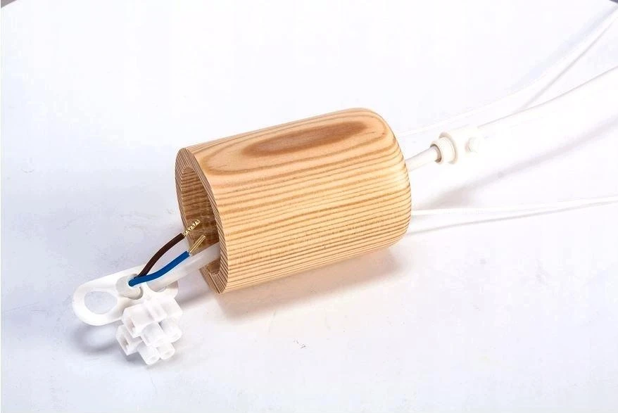Hellux LAMPA WISZĄCA Lėktuvas FLYKT, DREWNIANA, DO POKOJU DZIECKA, ŻYRANDOL, LED