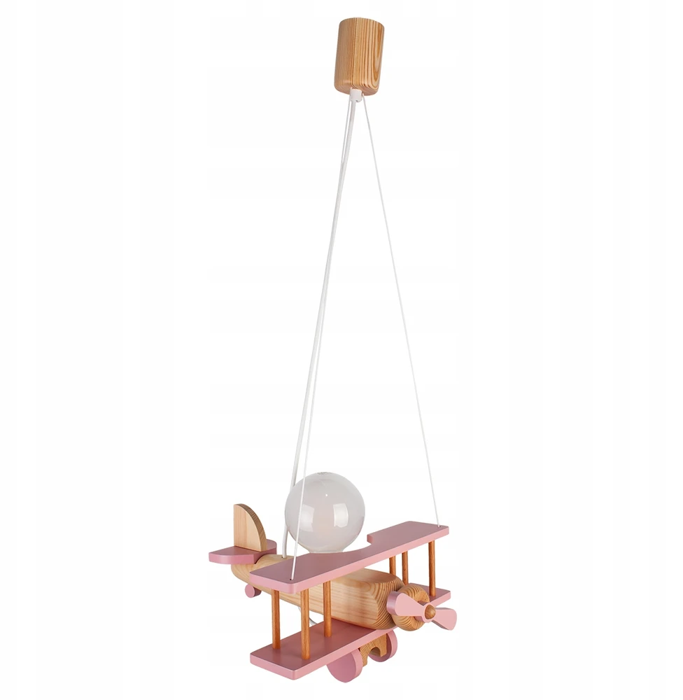 Hellux Lampa wisząca Samolot mały - naturalno-rožinė