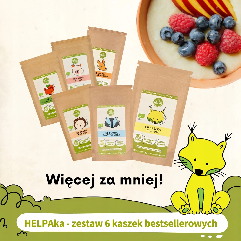 HELPAka - 6 perkamiausių košių rinkinys