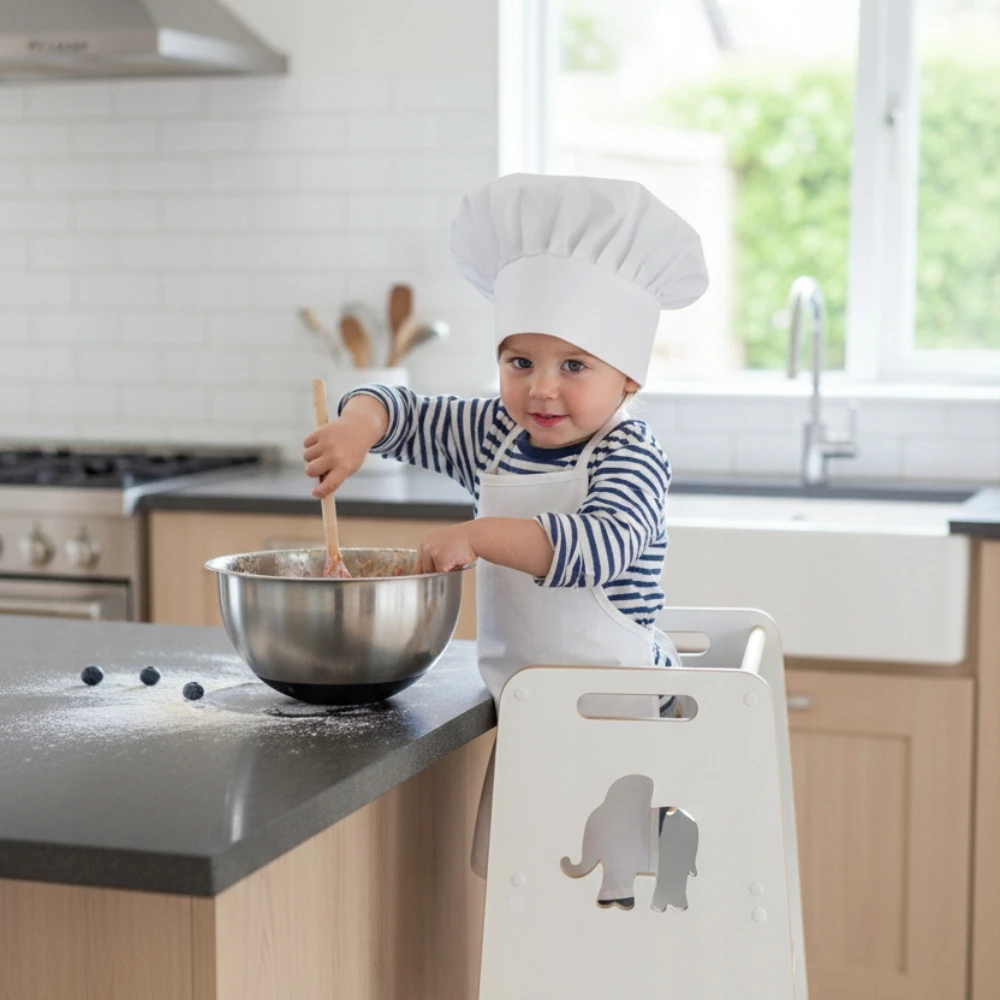 Little Tikes HELPER Kitchen Helper su reguliuojama dramblio lenta POLISH Prekė