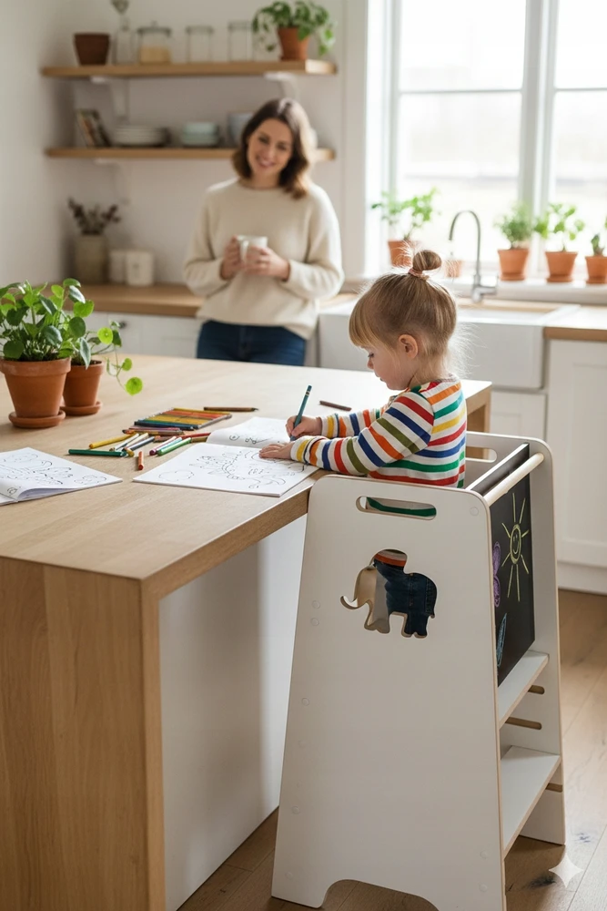 Little Tikes HELPER Kitchen Helper su reguliuojama dramblio lenta POLISH Prekė
