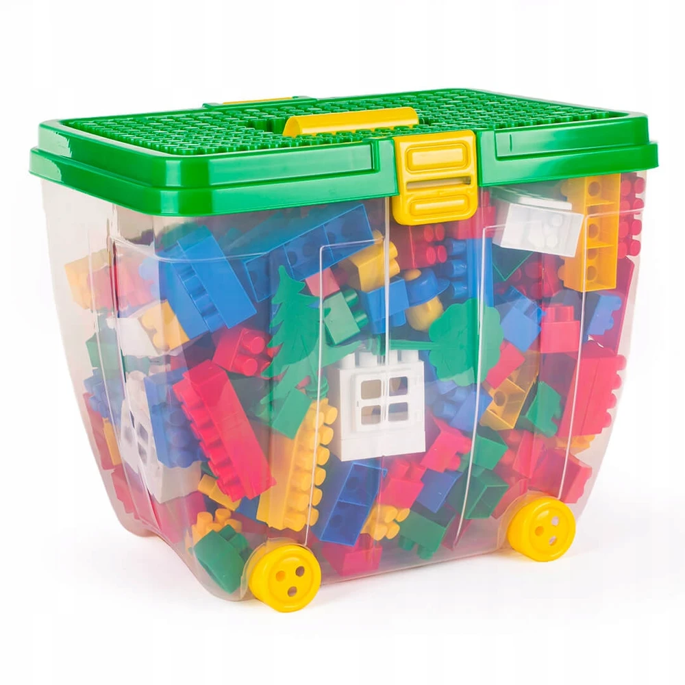 Hemar BLOKALAI DĖŽĖJE SU DANČIU, KURIUOS KLAUSITE BLOKUS K2 KONSTRUKCINĖ DĖŽĖ