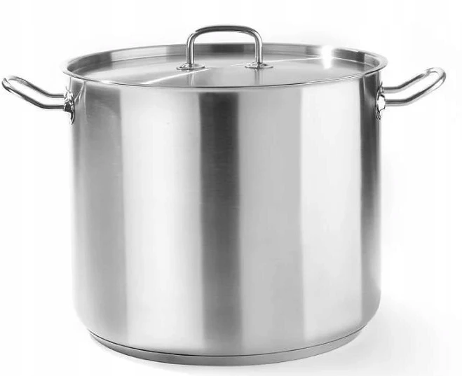 HENDI Aukštas puodas su dangčiu 13,5 L Ø 280 mm pagamintas iš nerūdijančio plieno