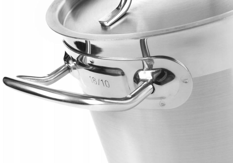 HENDI Žemas puodas su dangčiu, talpa 4,8 l, skersmuo 240(H)105mm
