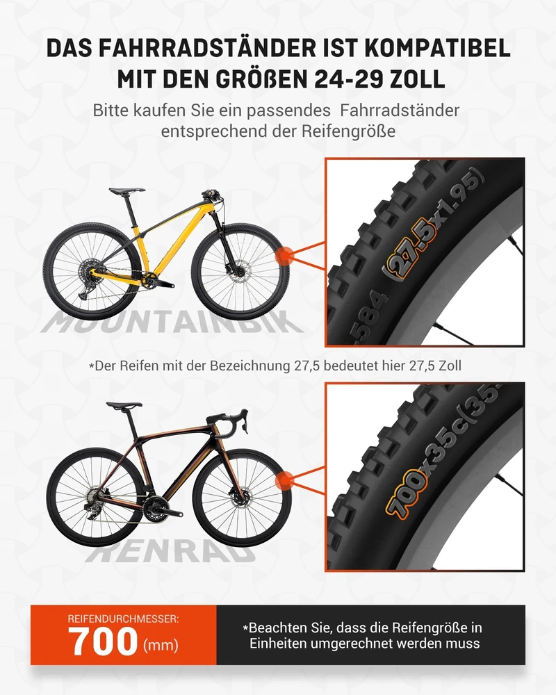 Henmi REGULIUOJAMAS ŠONINIS DVIRAČIO STOVAS 24-29 colių MTB E-DVIRAČIŲ ŽYGIS