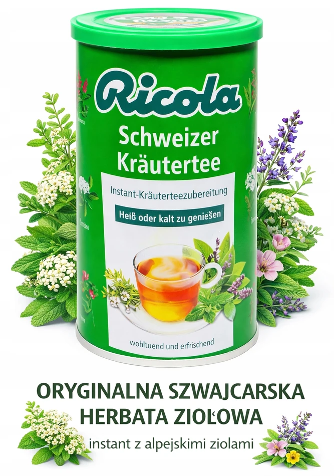 Herbata ziołowa ekspresowa Ricola 200 g