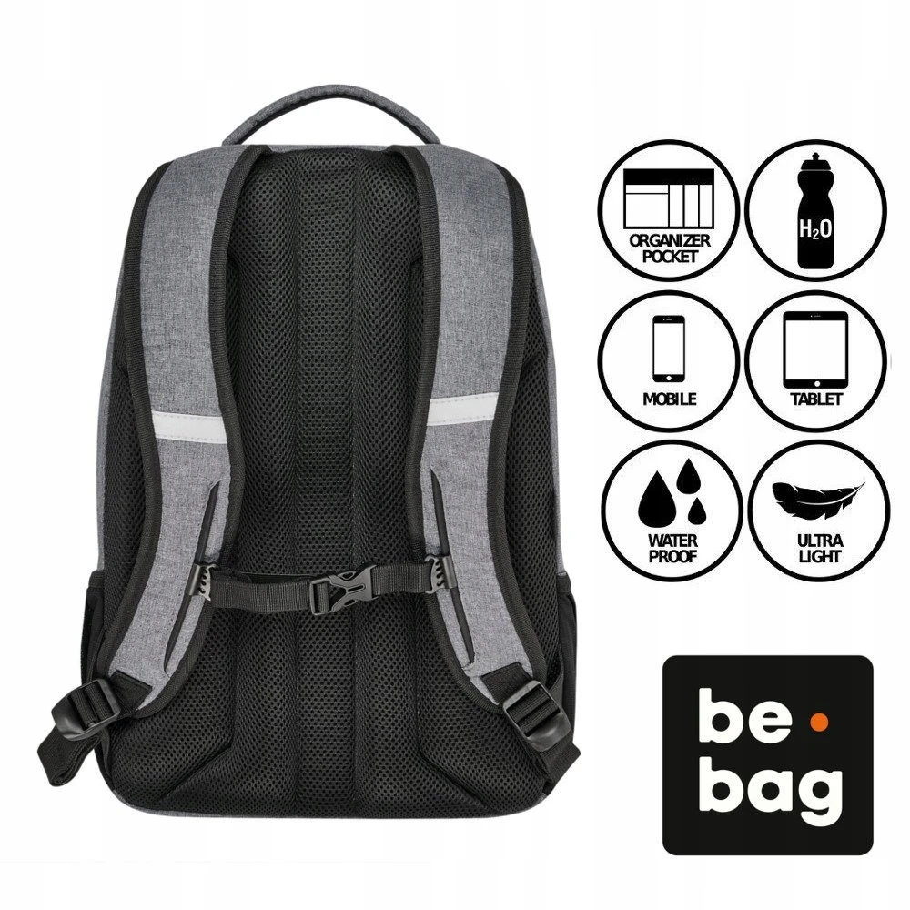 Herlitz be.bag be.urban kuprinė, pilka, 18l