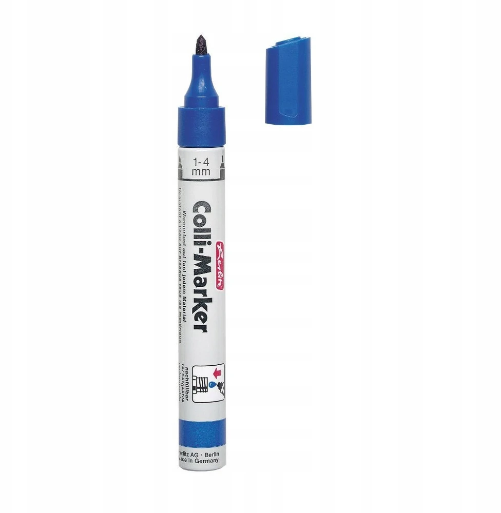 Herlitz Colli-marker permanentinis markeris, mėlynas