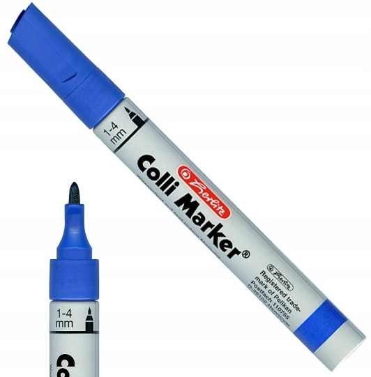 Herlitz Colli-marker permanentinis markeris, mėlynas